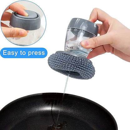 Soap Dispensing Palm Brush