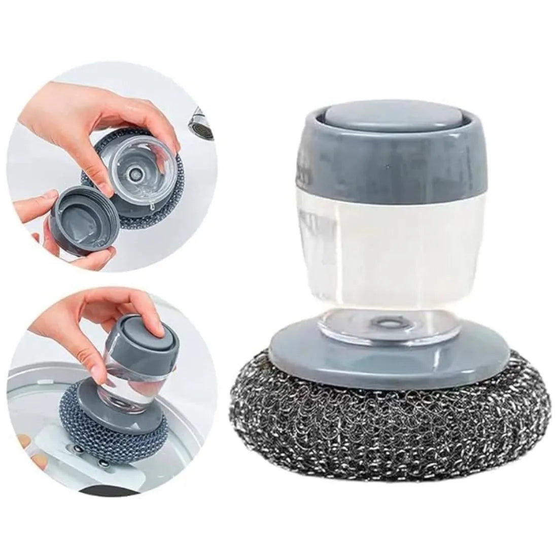 Soap Dispensing Palm Brush