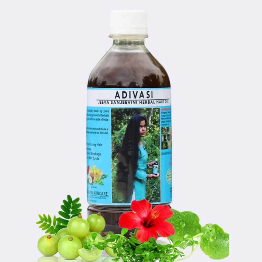 Adivasi Jeeva Sanjeevini Herbal Hair Growth oil