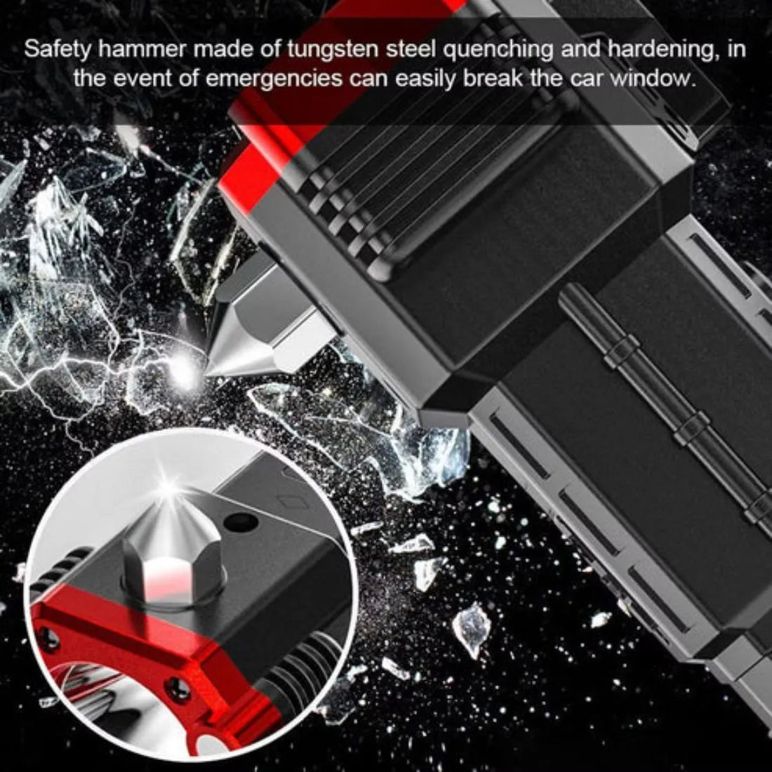 Portable Rechargeable Torch with Powerbank