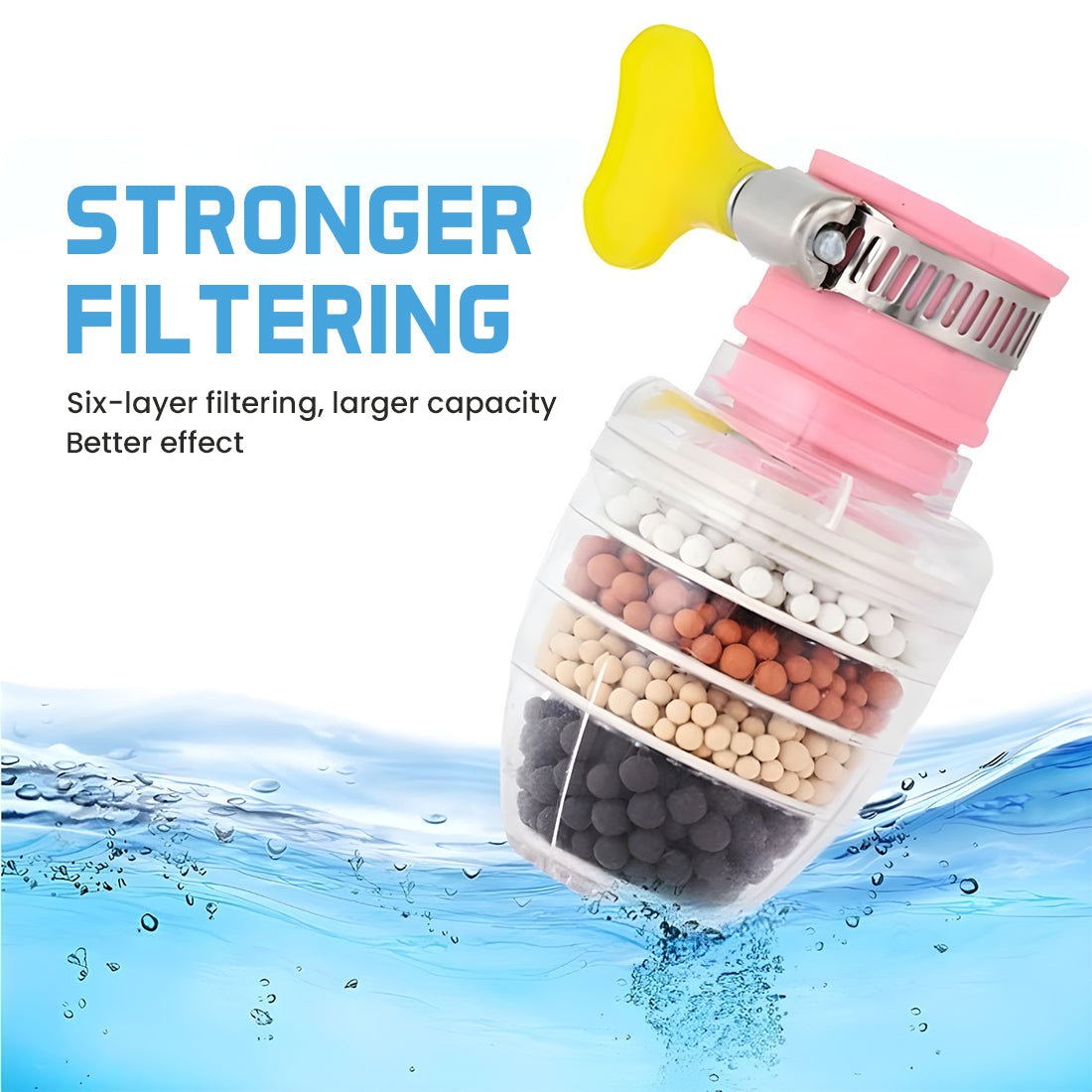 6 Layers Water Purifier Filter Faucet