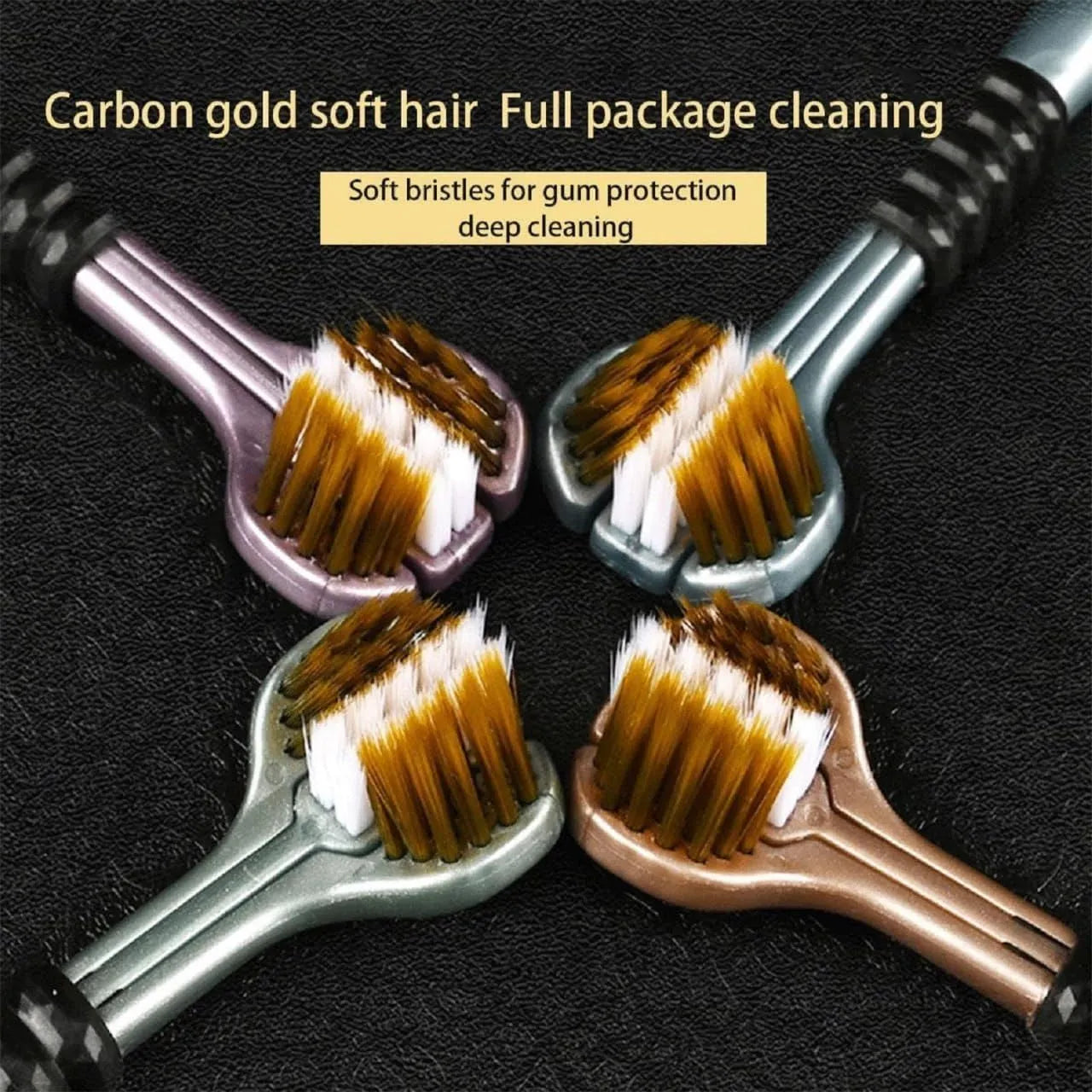 3-Sided Toothbrush for Deep Cleaning