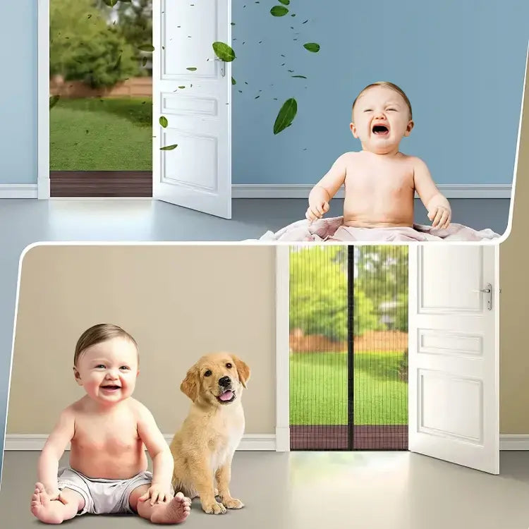 Magnetic Mosquito Curtain Screen Door