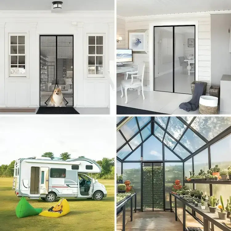 Magnetic Mosquito Curtain Screen Door