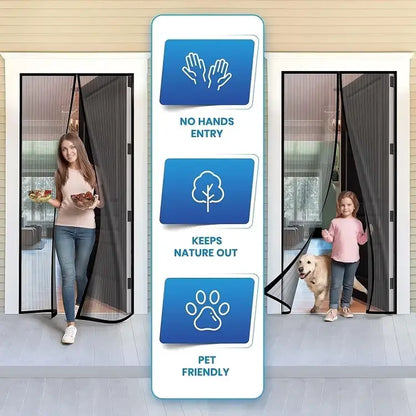 Magnetic Mosquito Curtain Screen Door