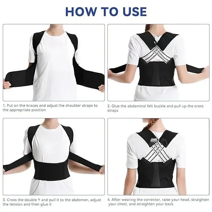 Adjustable Back Posture Corrector Back Support Belt