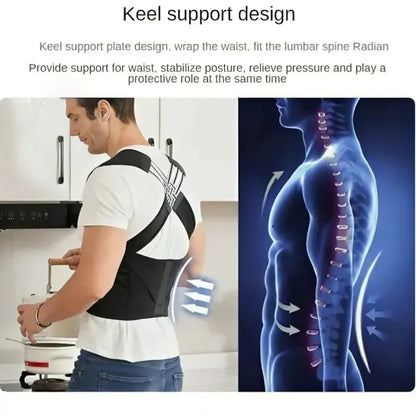 Adjustable Back Posture Corrector Back Support Belt