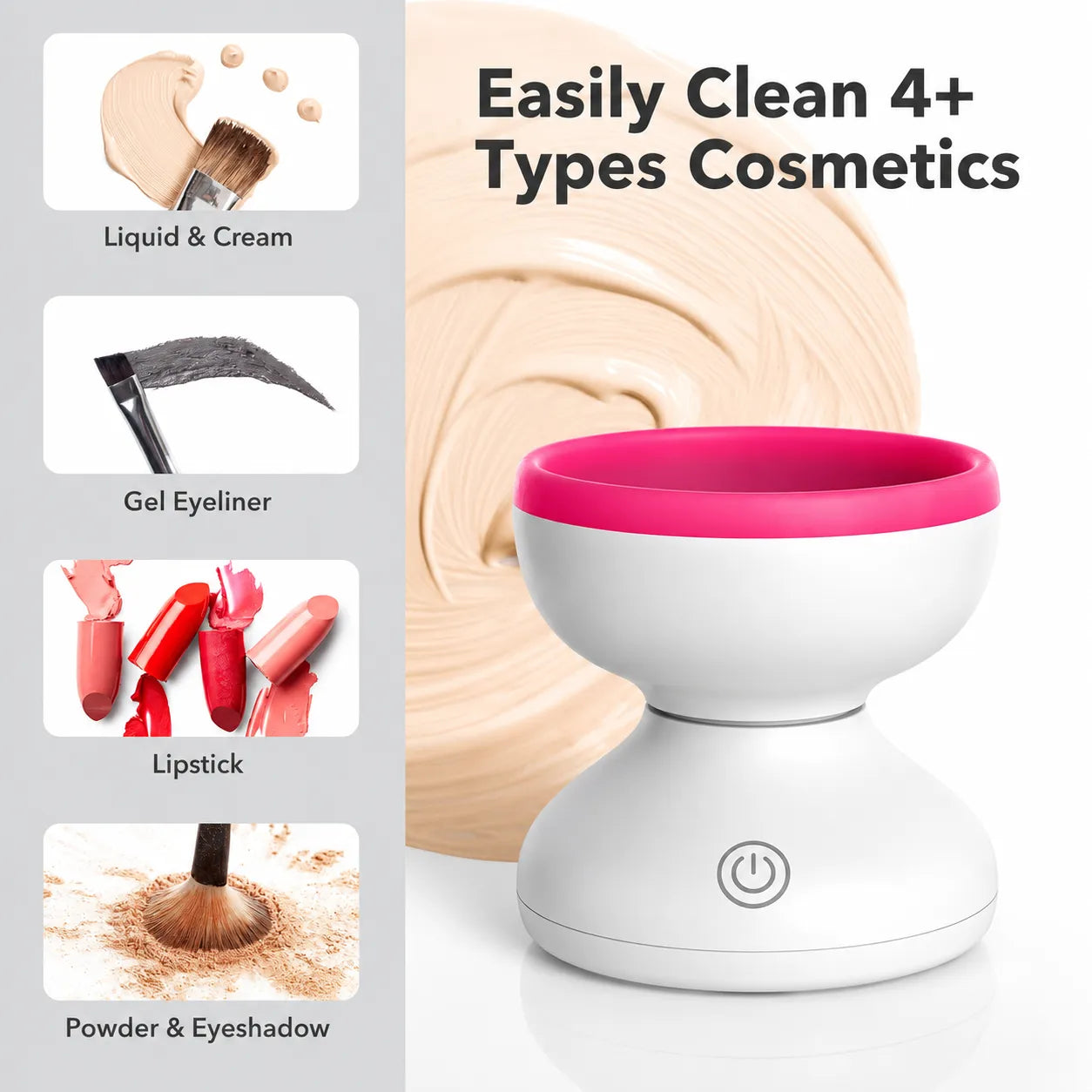 Automatic Electric Makeup Brush Cleaner