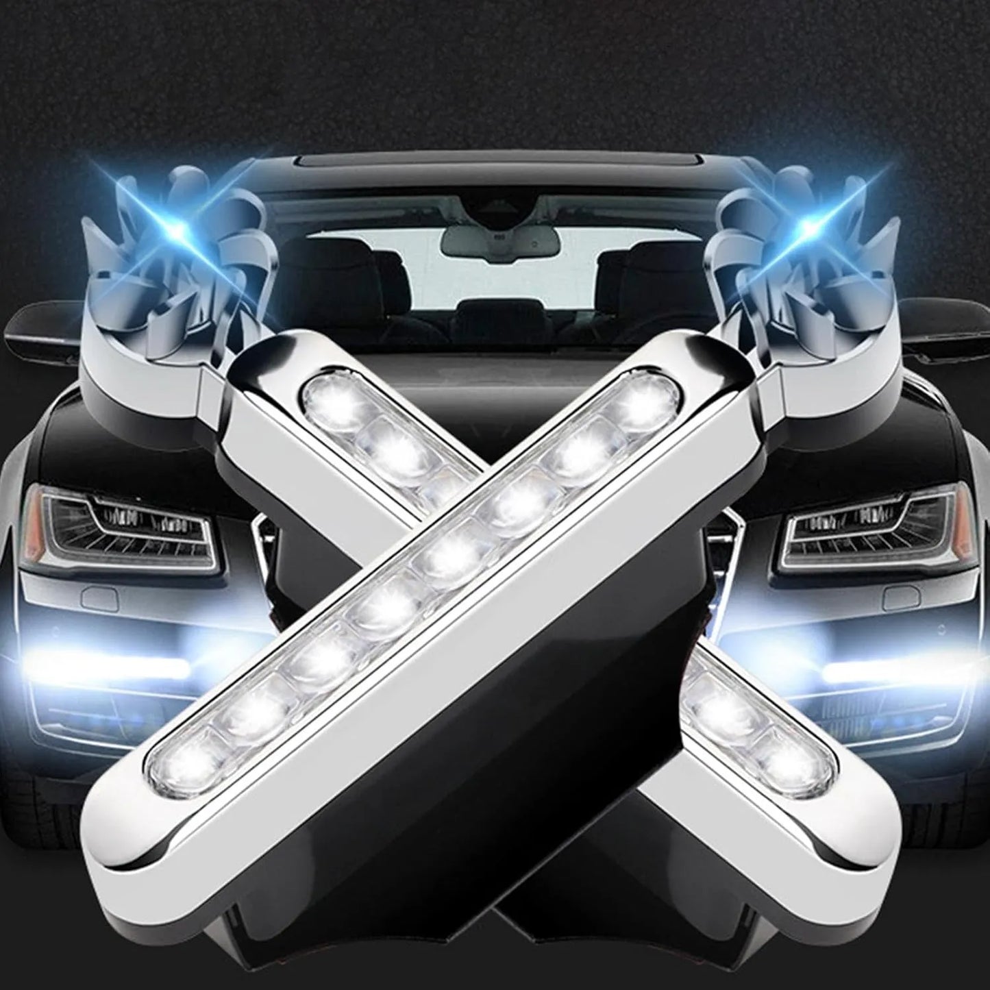 Universal 2 Pcs Wind Powered Car LED Lights