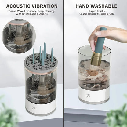 USB Rechargeable Makeup Brush Cleaner Machine