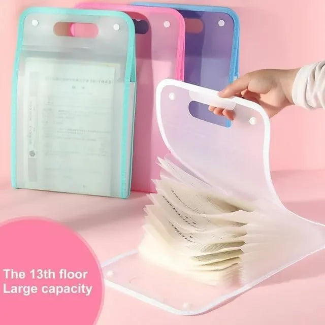 A4 Expanding 13 Pocket File Organizer