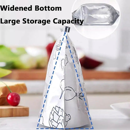 Pack of 10 Reusable Aluminum Foil Storage Bags