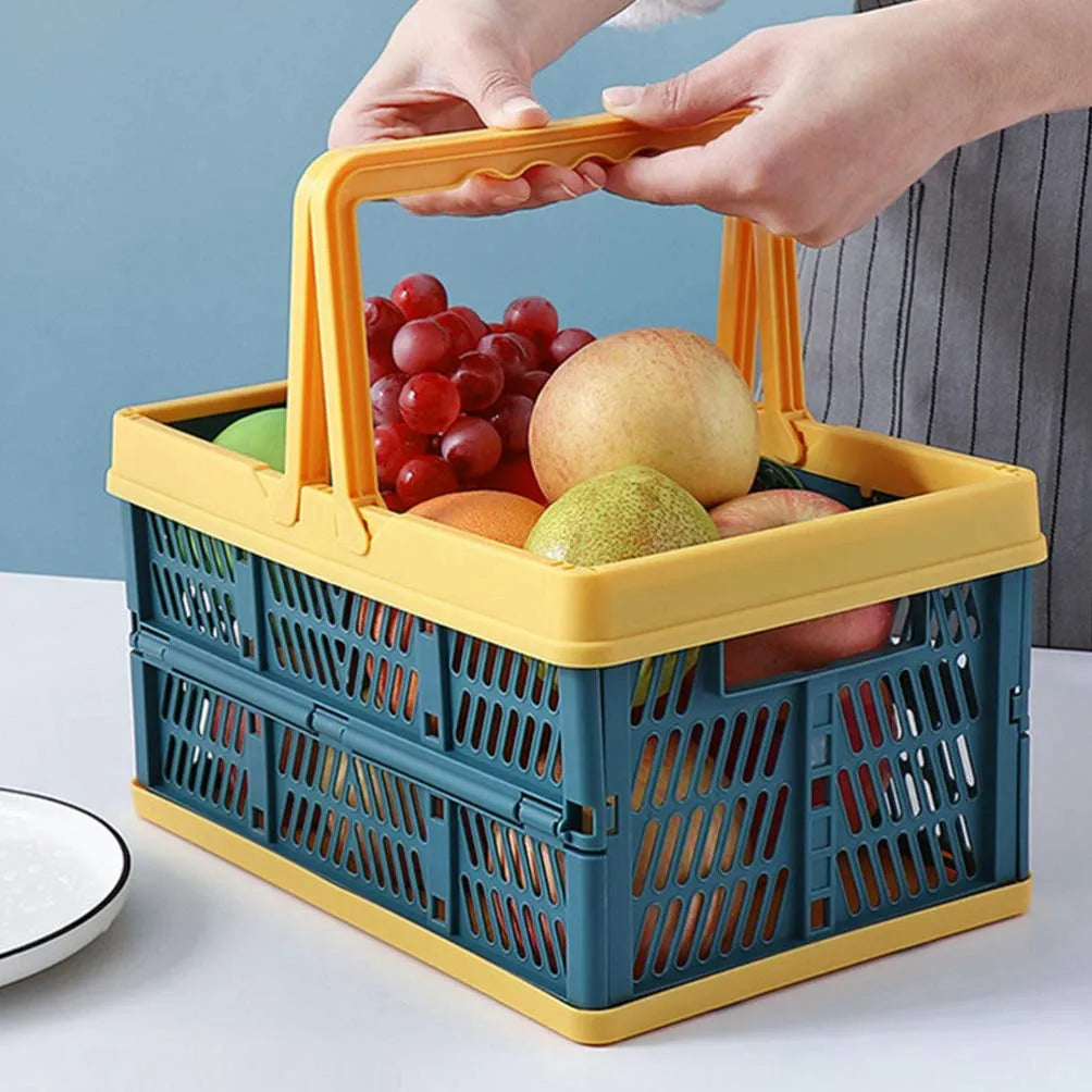 Multipurpose Grocery Storage Basket with Handle