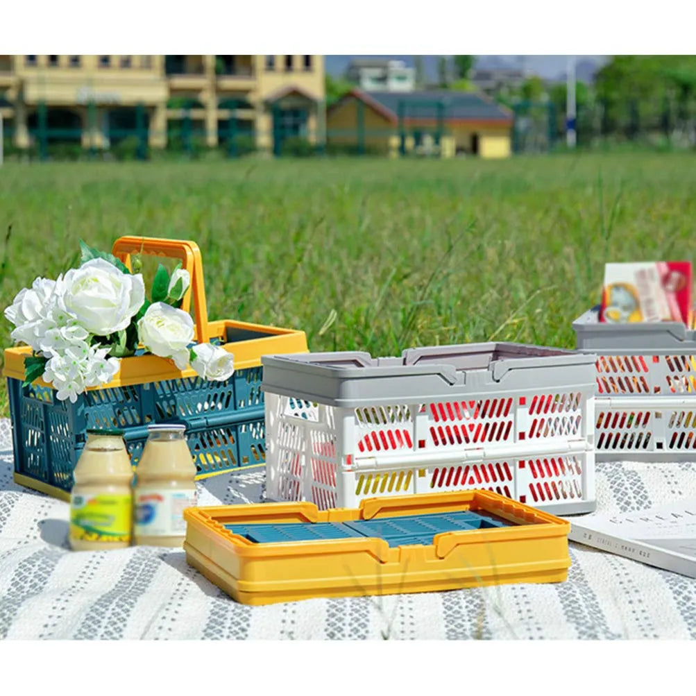 Multipurpose Grocery Storage Basket with Handle