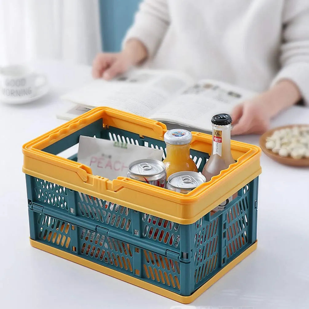 Multipurpose Grocery Storage Basket with Handle