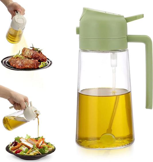 2-in-1 Oil Dispenser & Mist Spray Bottle (500ml)