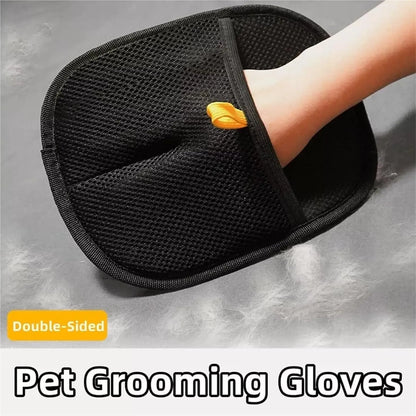 Pet Hair Remover Glove for Dogs & Cats