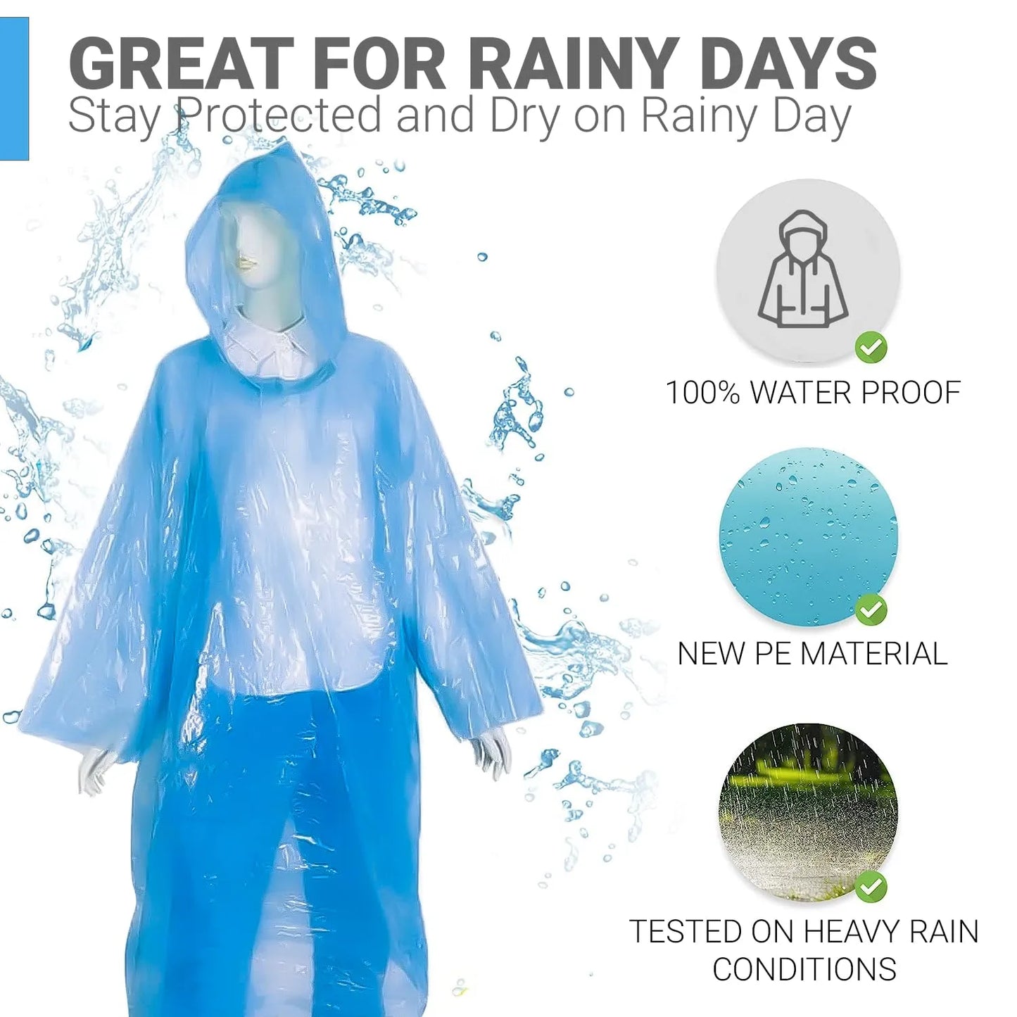 Disposable Pocket Rain Cards