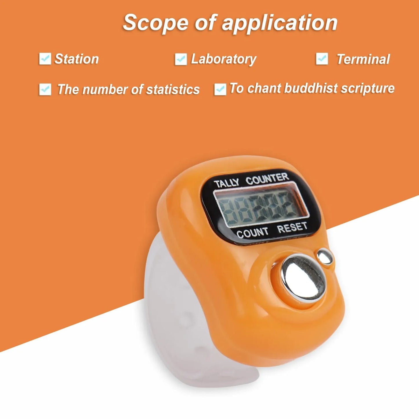 Mini Finger Ring Japa Counter