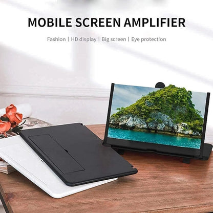 8 Inch 3D Mobile Screen Magnifier – Foldable HD Phone Screen Amplifier with 3X Magnification for All Smartphones