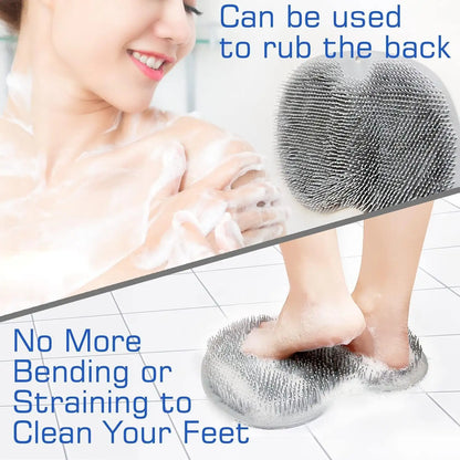 Silicone Foot Scrubber Mat for Shower (30x23cm)