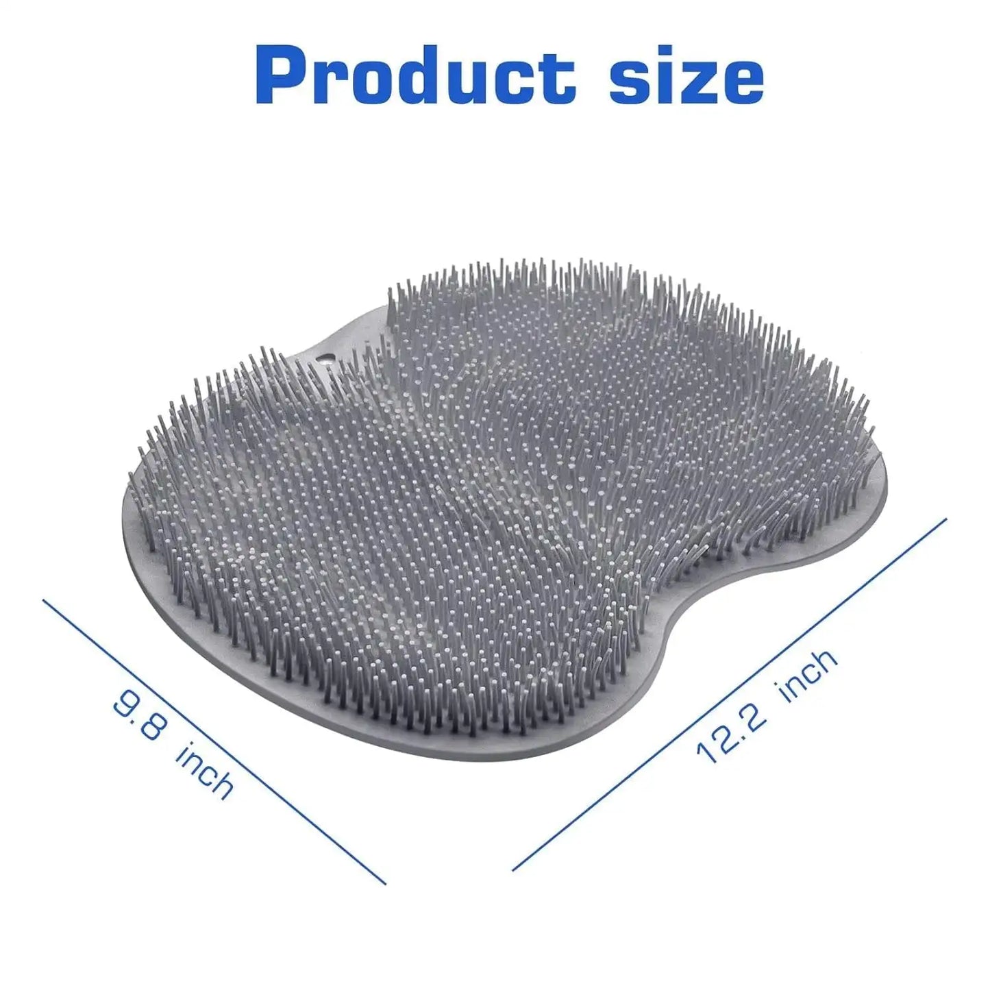 Silicone Foot Scrubber Mat for Shower (30x23cm)