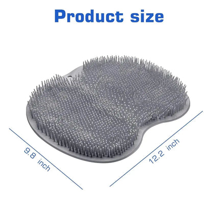 Silicone Foot Scrubber Mat for Shower (30x23cm)