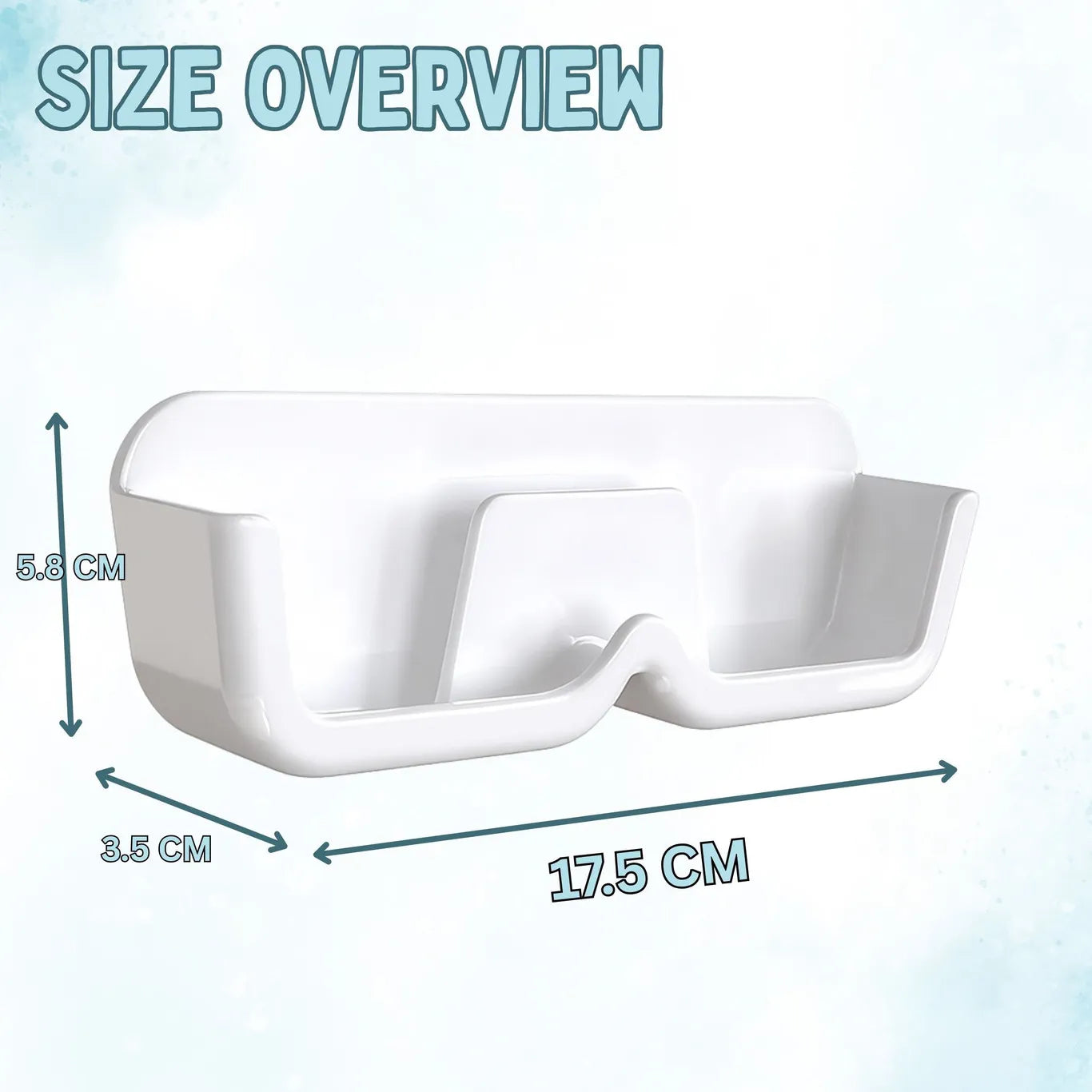 2 Pcs Wall Mount Sunglasses Organizer