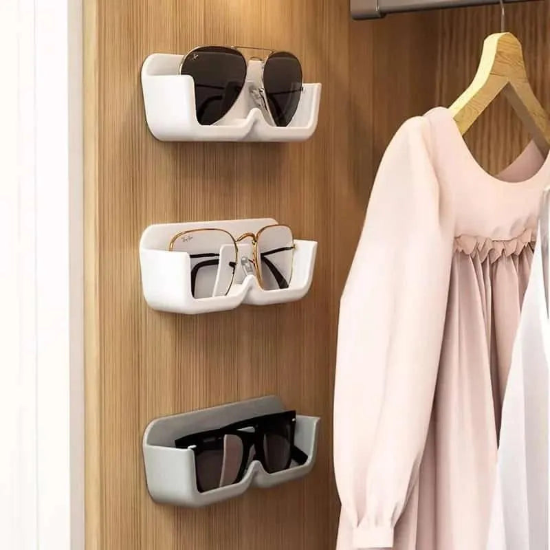 2 Pcs Wall Mount Sunglasses Organizer