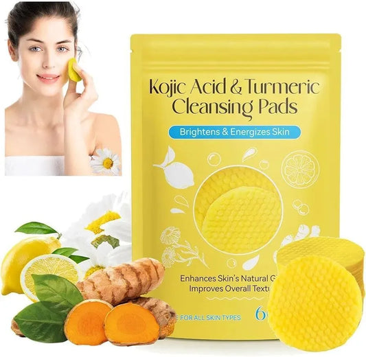 Dark Spots Remover Turmeric Kojic Acid Cleansing Pads