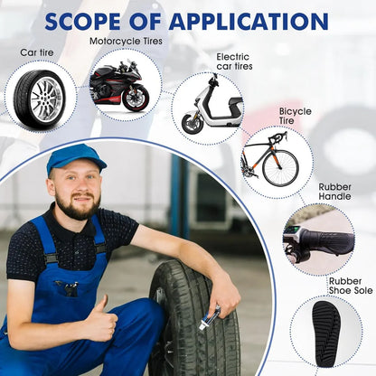 Waterproof Flexible Tyre Repair Adhesive