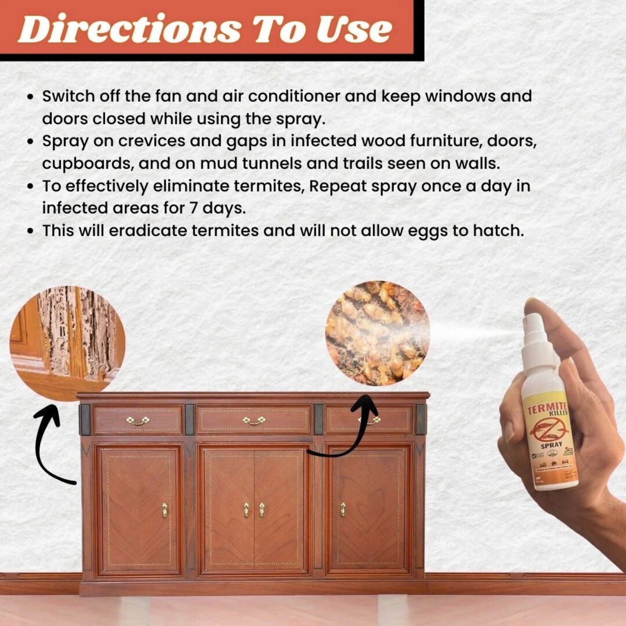 Termite Killer Spray for Wood & Furniture
