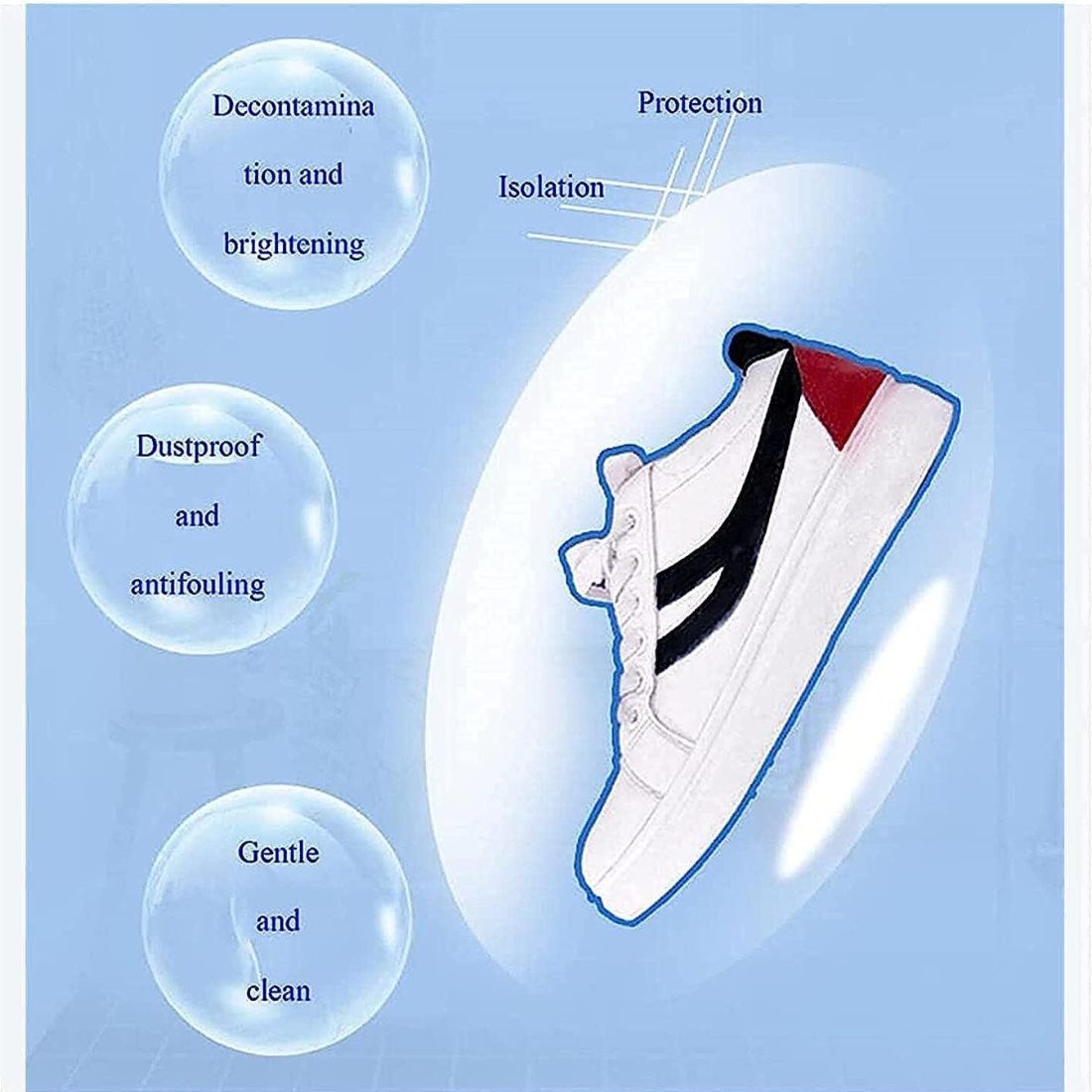 Multi-functional shoe stain cleaning cream