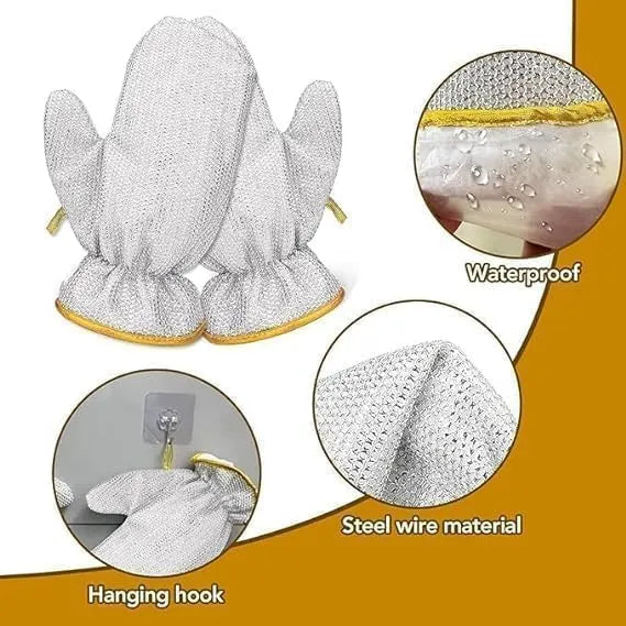 Aluminium Dishwashing Hand Gloves