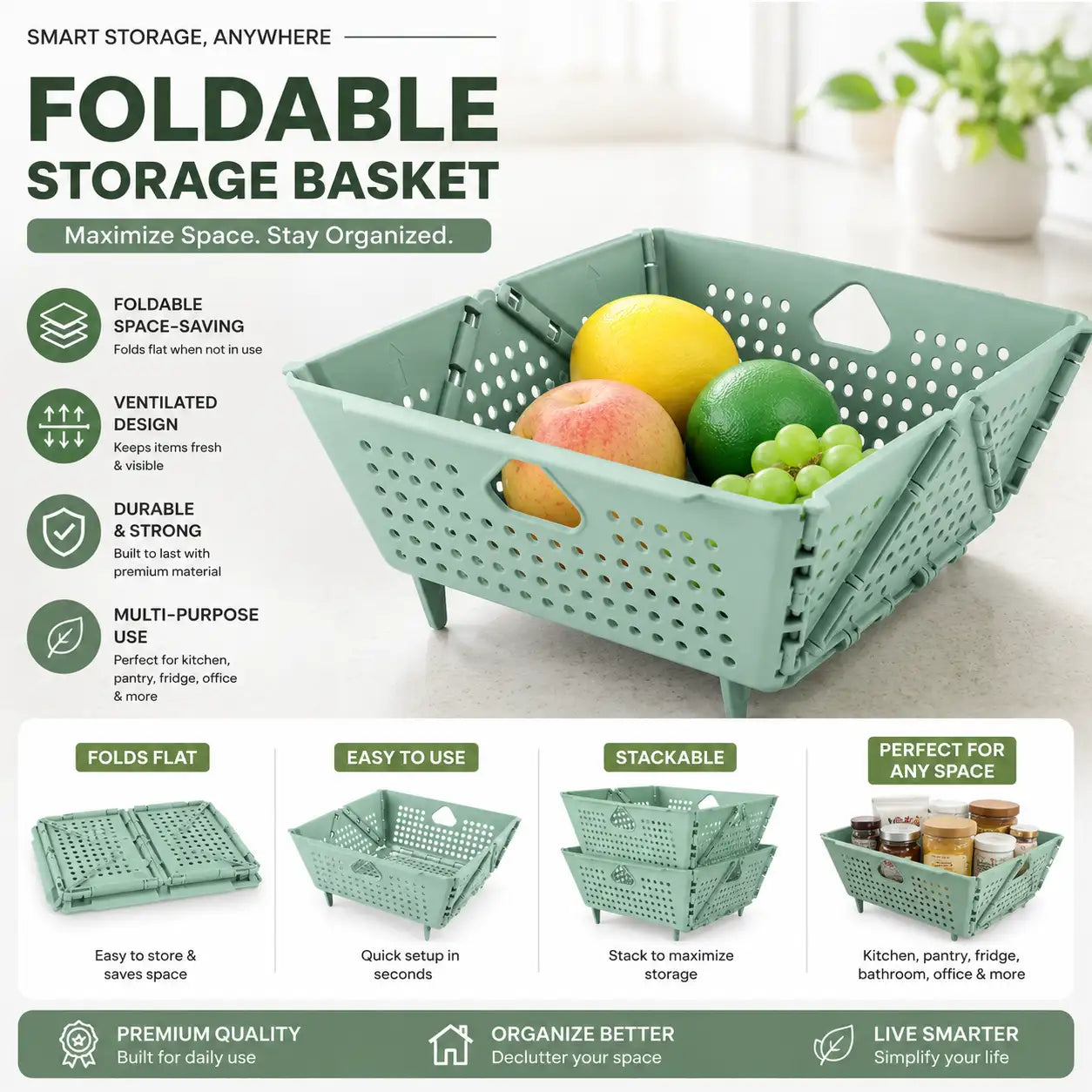 Flexi Fold Fruit & Vegetable Basket