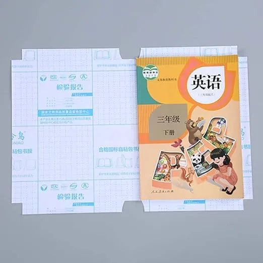30 Pcs Transparent Matte Book Cover | Waterproof Self-Adhesive Sticker Sheets (3 Sizes) | Notebook & Textbook Protective Film for School & Office