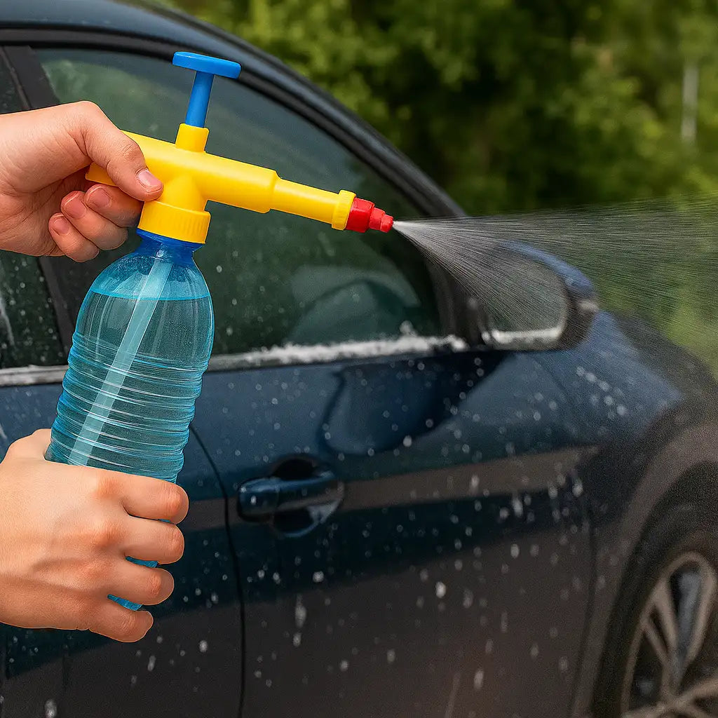 Bottle Pressure Spray Gun Adjustable Nozzle for Gardening & Cleaning