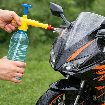 Bottle Pressure Spray Gun Adjustable Nozzle for Gardening & Cleaning
