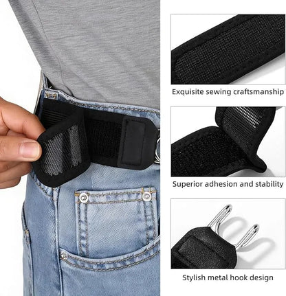 Adjustable Buckleless Elastic Waist Belt