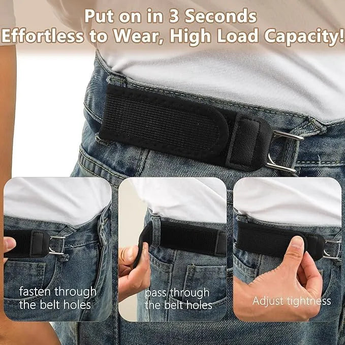 Adjustable Buckleless Elastic Waist Belt