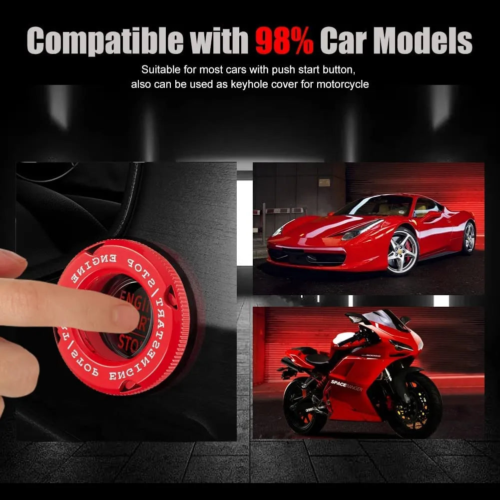 Universal Engine Start Button Cover for Car & Bike