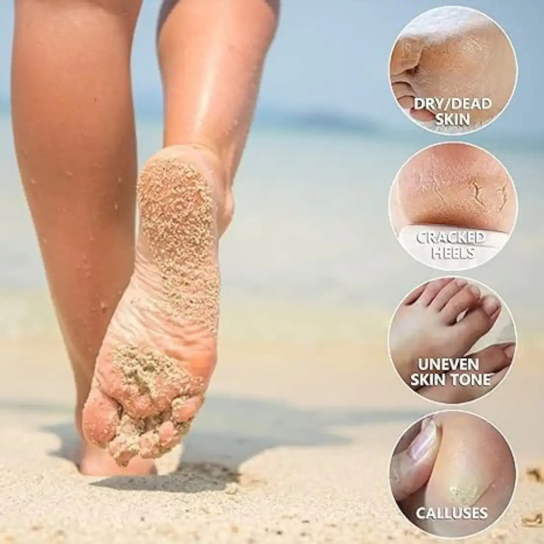 Goat Milk Exfoliating Foot Mask with Nicotinamide