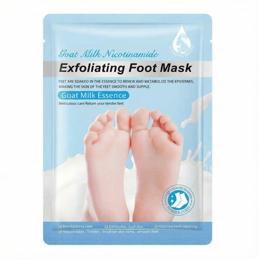 Goat Milk Exfoliating Foot Mask with Nicotinamide