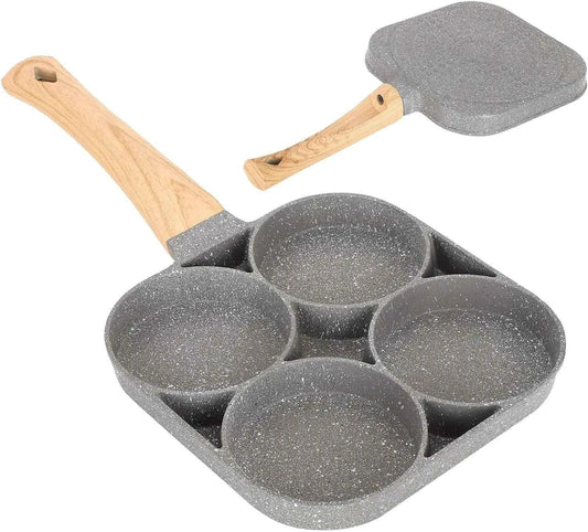4 Cavity Non-Stick Frying Pan for Egg & Pancake Maker