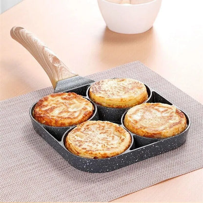 4 Cavity Non-Stick Frying Pan for Egg & Pancake Maker