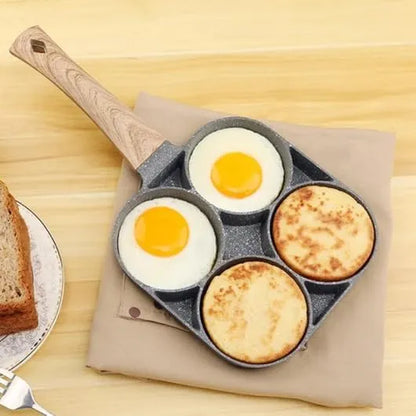 4 Cavity Non-Stick Frying Pan for Egg & Pancake Maker