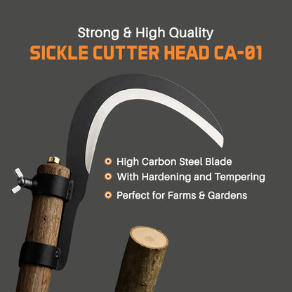 Steel Blade Grass Sickle Cutter Head for Farming & Gardening