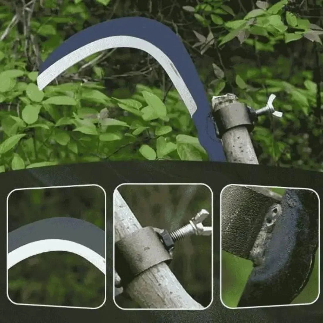 Steel Blade Grass Sickle Cutter Head for Farming & Gardening