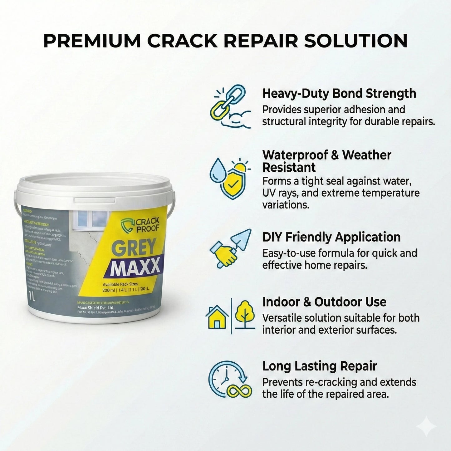 Concrete Crack Repair Adhesive