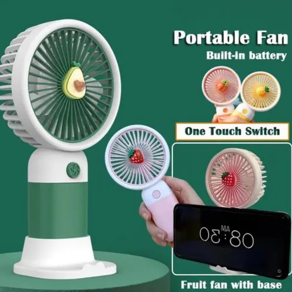 USB Rechargeable Mini Handheld Portable Fan